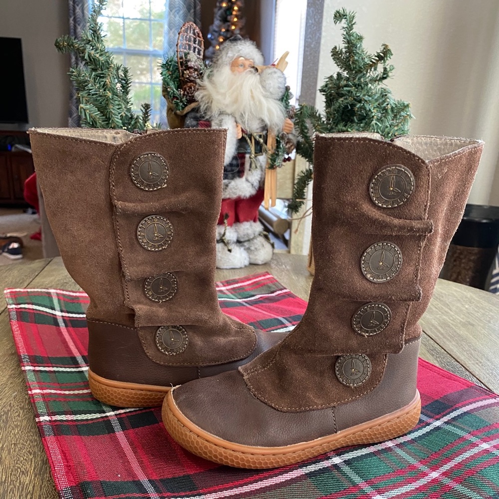 Size 10 Livie & Luca Mocha Tiempo Boots, EUC